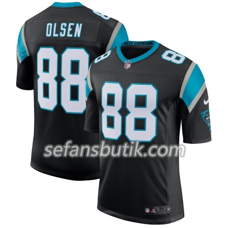 Carolina Panthers Tröjor Greg Olsen 88 Nike Svart - Herr Carolina Panthers Tröjor Greg Olsen 88 Nike Svart - Herr